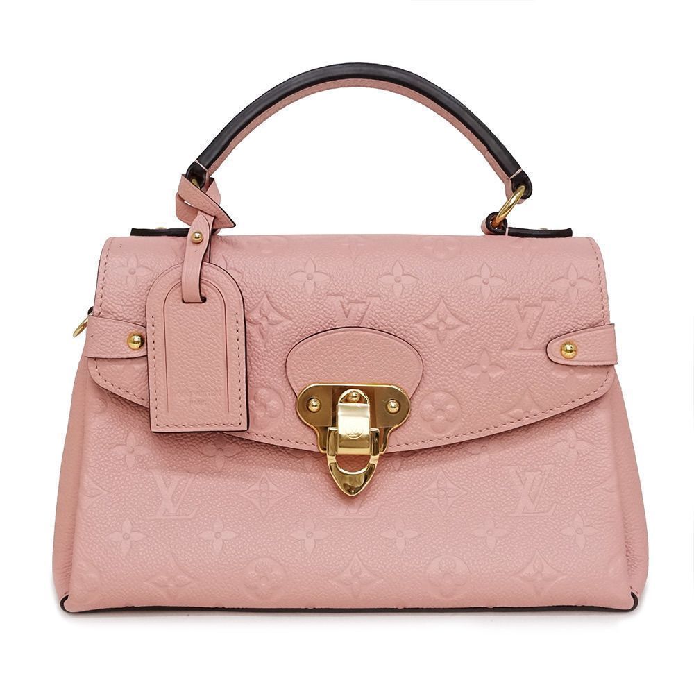 Georges Rose Poodle Empreinte Leather Pink BB 2way Shoulder Bag Handbag